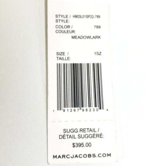 Marc Jacobs Calfskin Tempo Baguette Shoulder Bag Meadowlark NWT - Picture 9 of 9